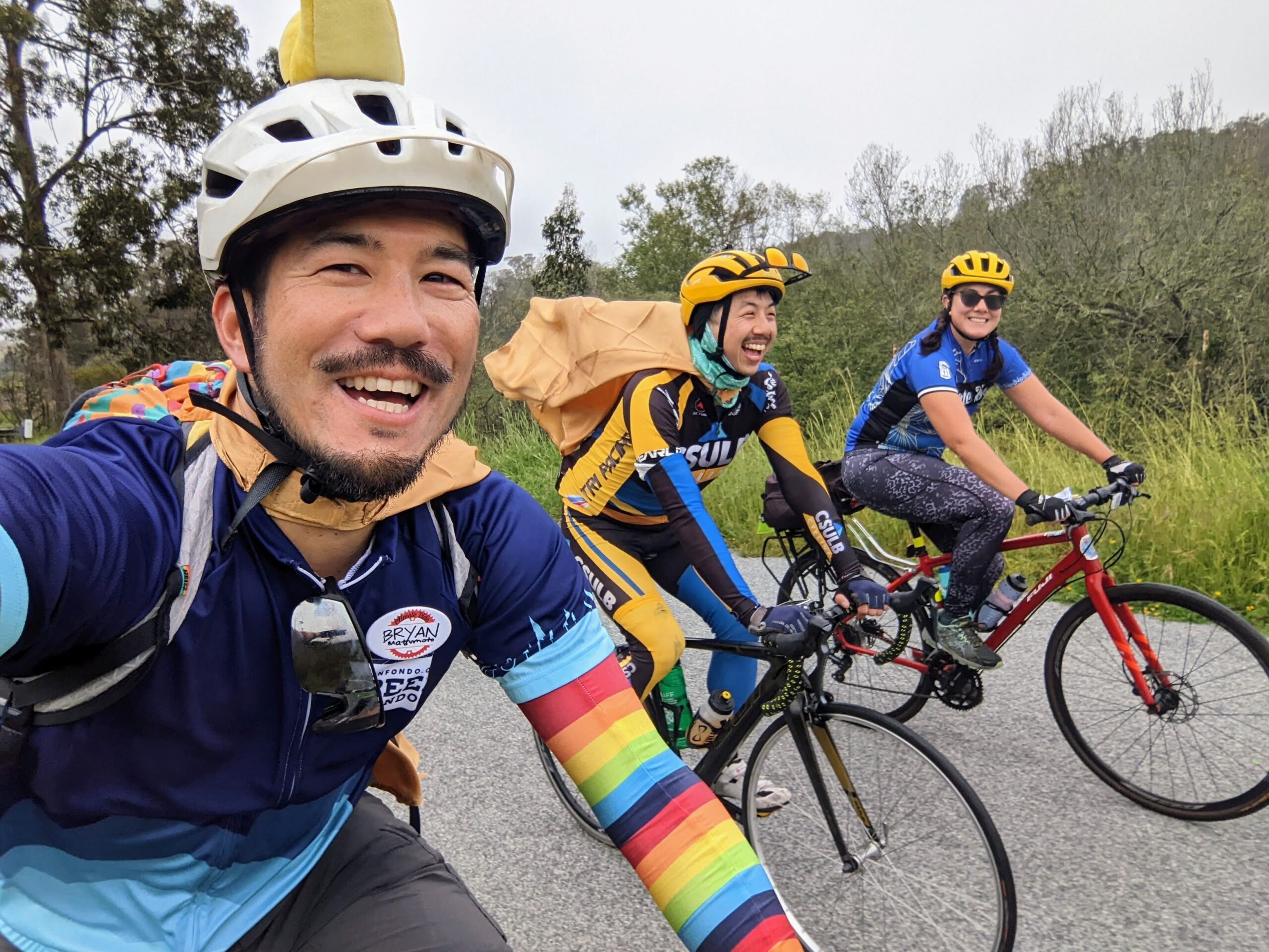 People biking in California