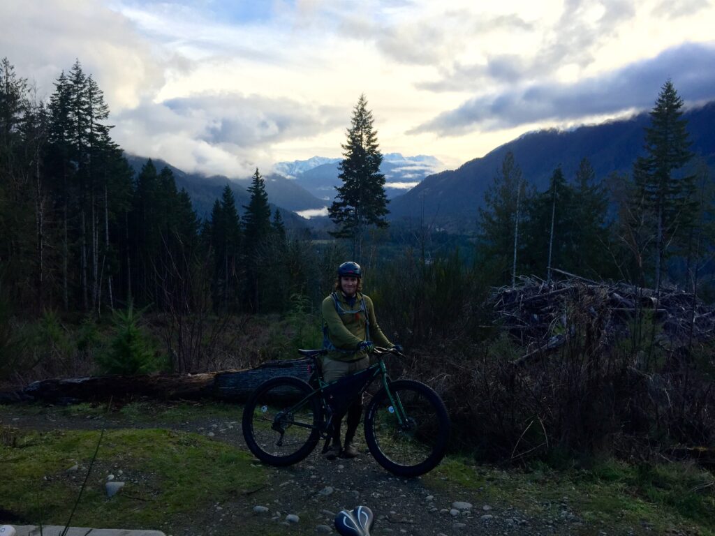 Mountain biking in the Olympic Mountains