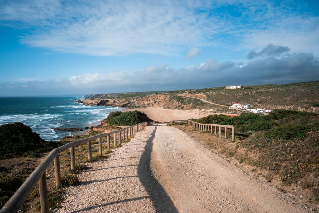 path to the beach in Algarve, Portugal