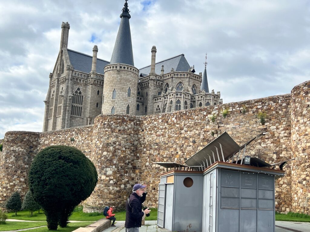 A stone church along the Camino