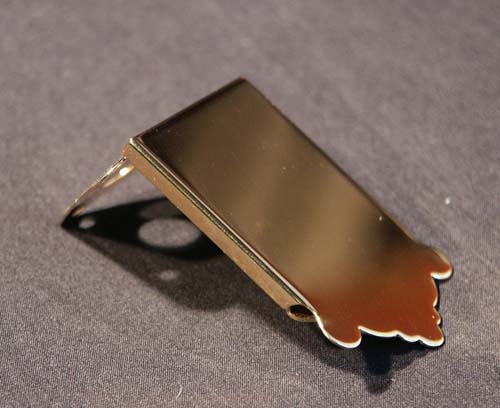 Prucha Mandolin Tailpiece – Gold- Temporarily Out of Stock Product