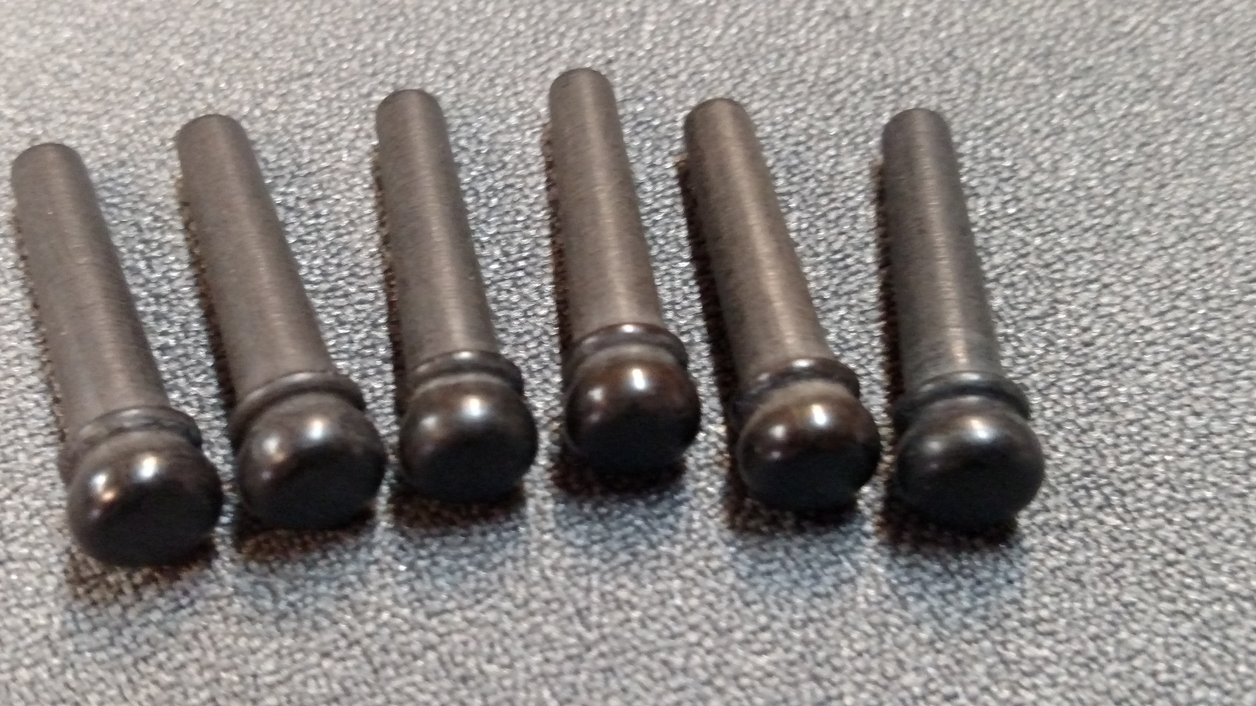 Bridge Pin – Ebony (Set of 6)- Temporarily out of stock Product