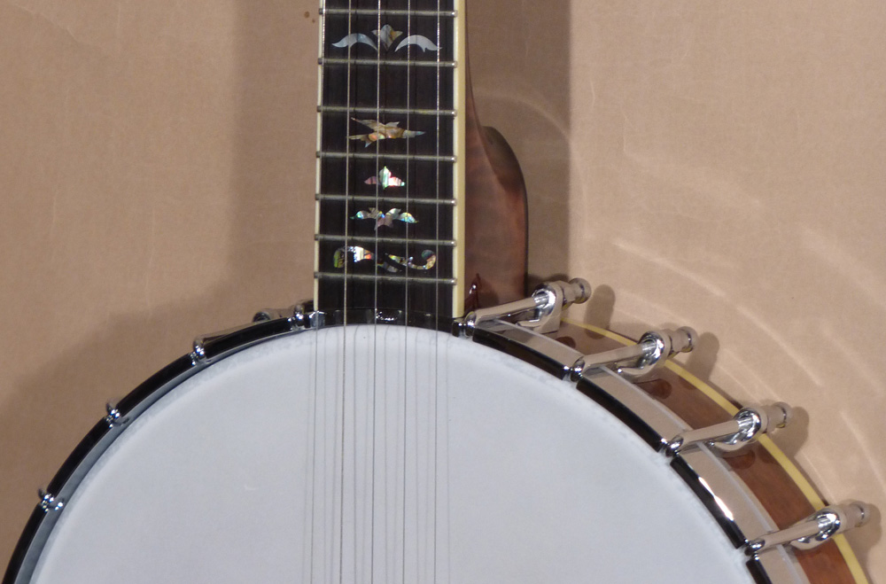 c. 2009 Pre-Owned OME Phoenix Custom Long Neck 11" Open Back Banjo - SOLD - Image 6