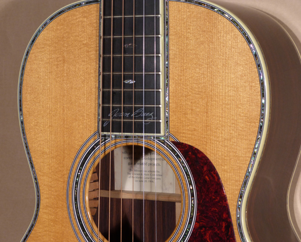 1998 Martin 0-45JB Joan Baez Signature Guitar no. 42 of 59 - SOLD -