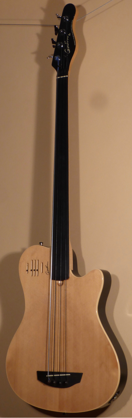 2006 Godin A4 Fretless Bass - Image 2