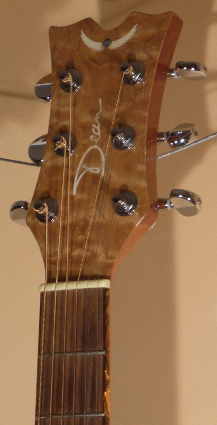 Dean Exotic Quilted Ash Acoustic Guitar w/ Electronics- SOLD - Image 7
