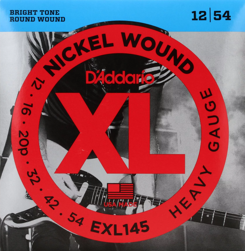 D’Addario Heavy Nickel Wound Electric Guitar Strings – EXL145XL Product