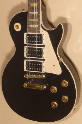 2002 Gibson Les Paul Classic Black w/ 3 pickups- SOLD -