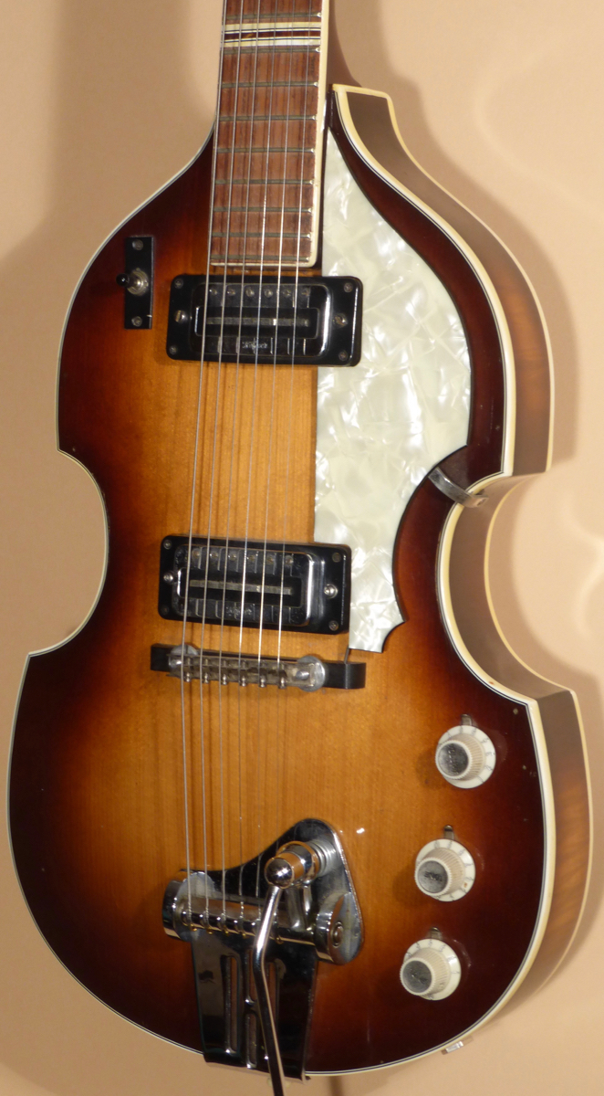 Late 60's Hofner 459 Violin-Style Electric Guitar- SOLD -