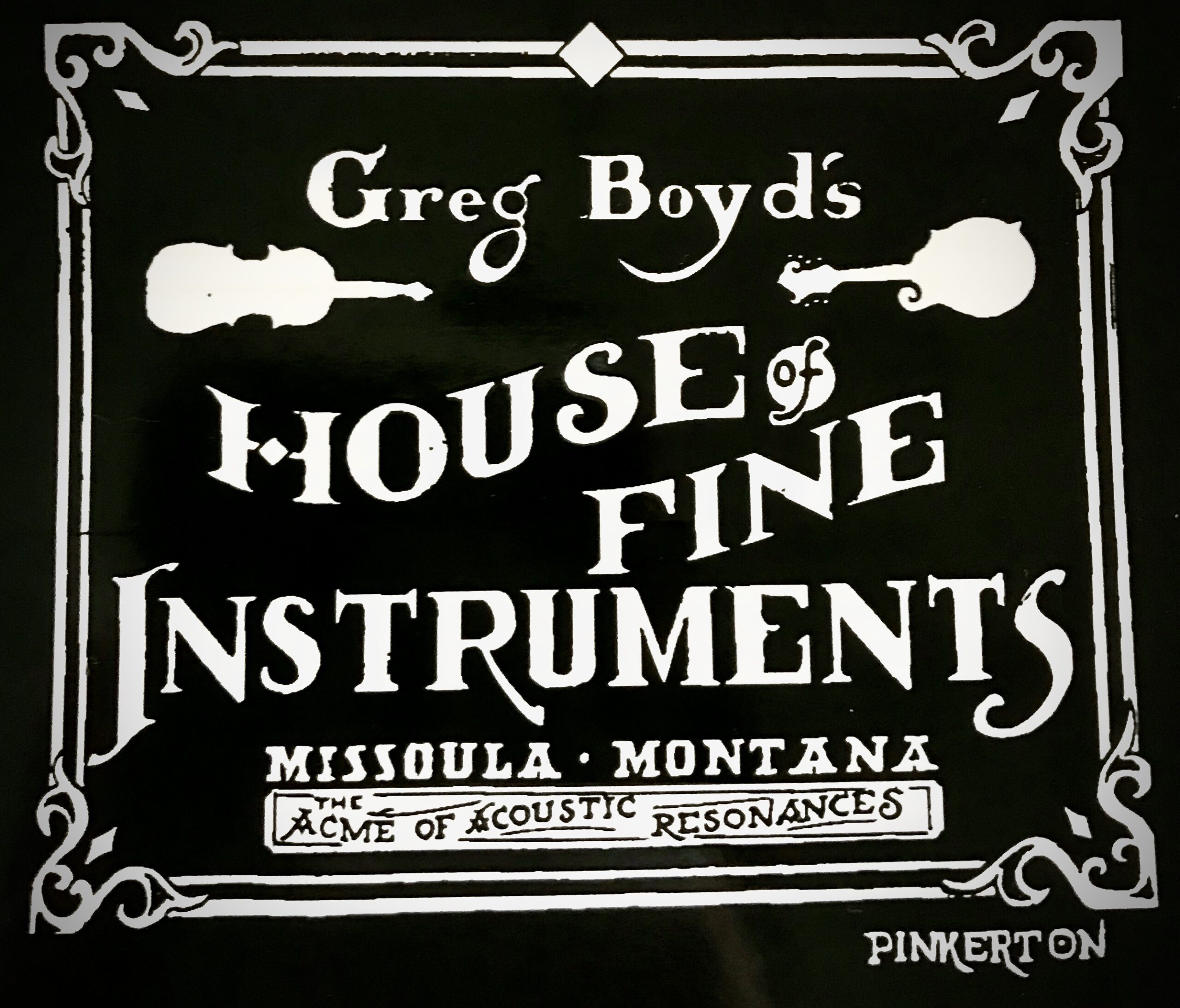 Greg Boyd's House of Fine Instruments logo
