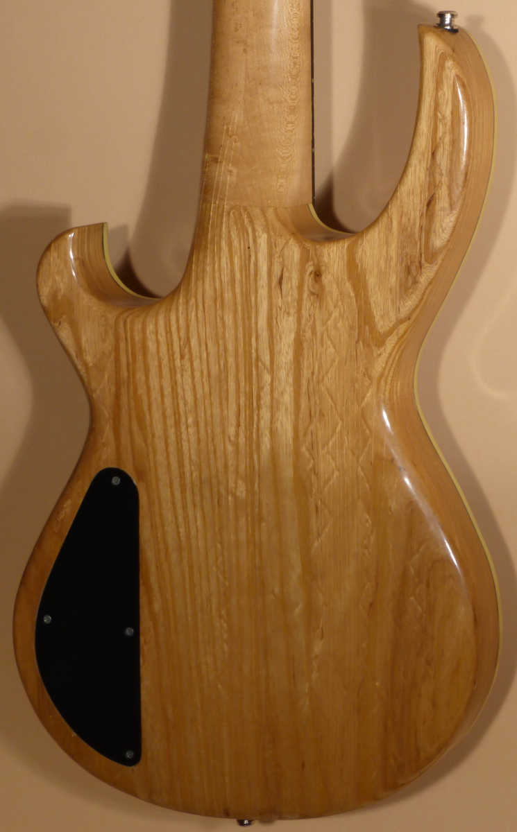 Custom Blonde 5-string Semi-Hollow Bass - Image 4