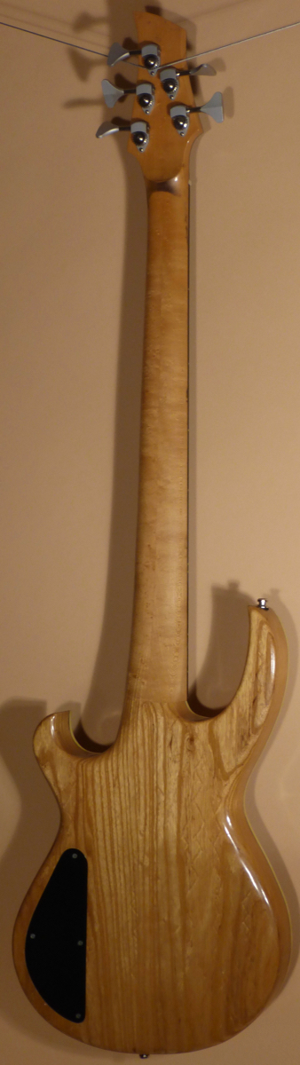 Custom Blonde 5-string Semi-Hollow Bass - Image 3
